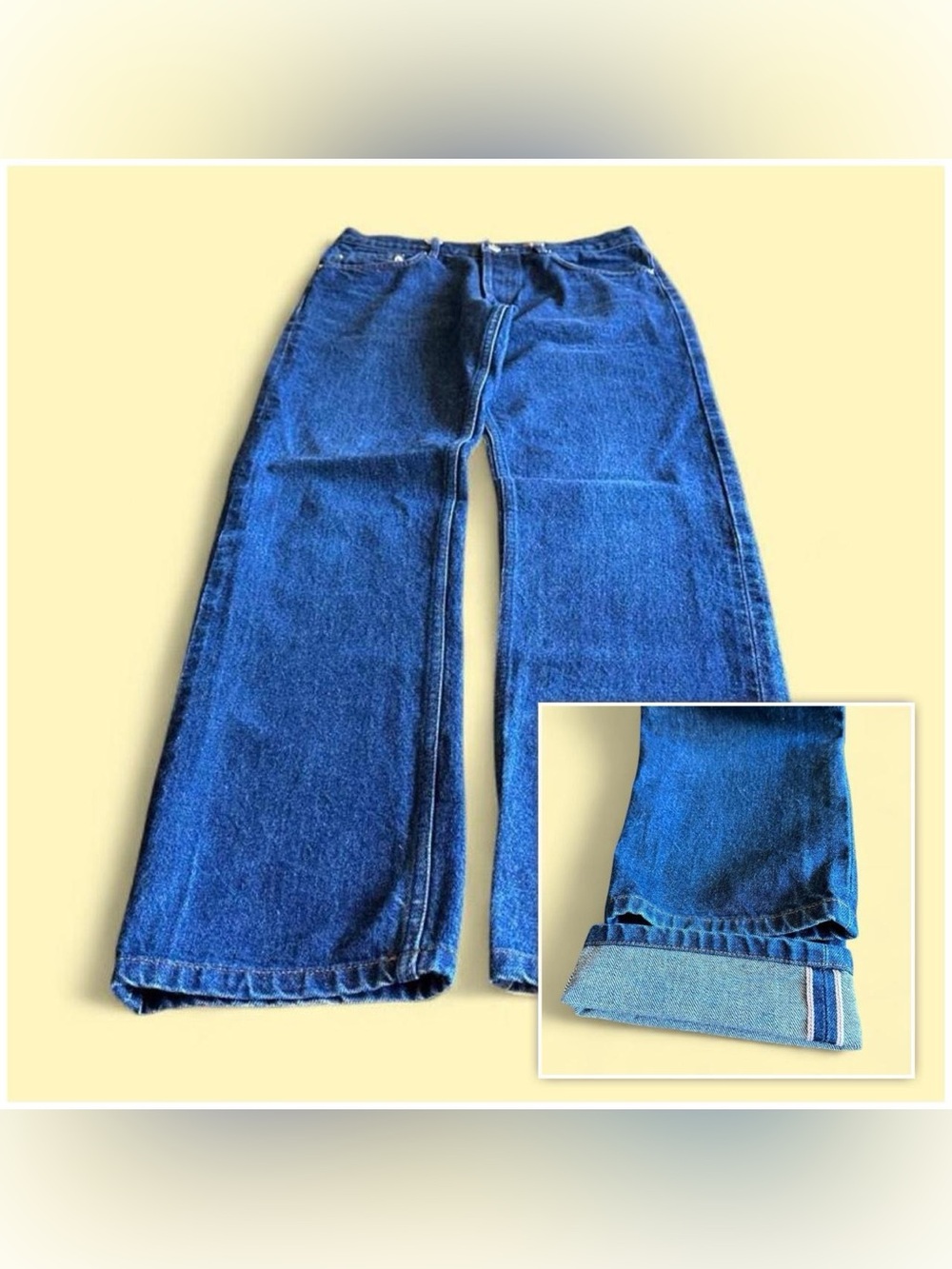A.P.C. New Standard Selvedge Denim Jeans Dark Wash Straight Men’s Size 32 (fits